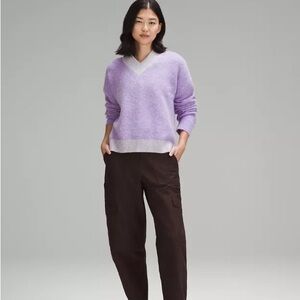 Lululemon Sz Sm Cashmere Blend V-Neck Women's Sweater